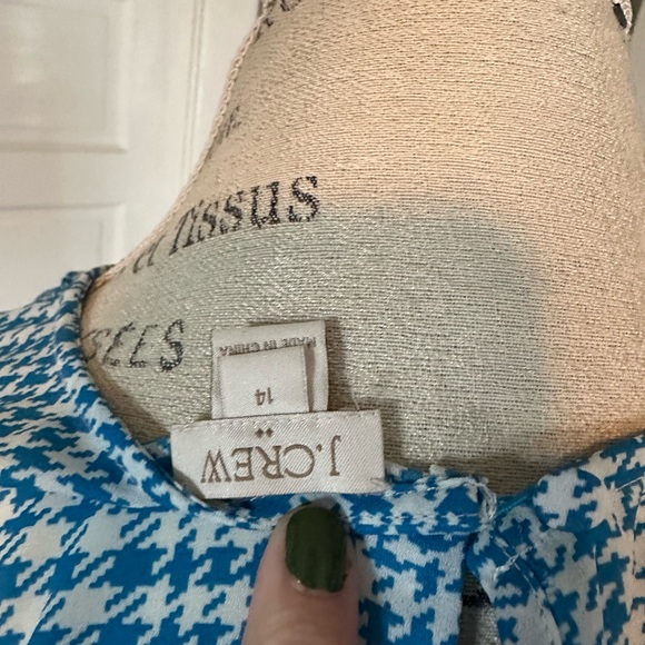 J. Crew houndstooth blouse - Picture 6 of 9